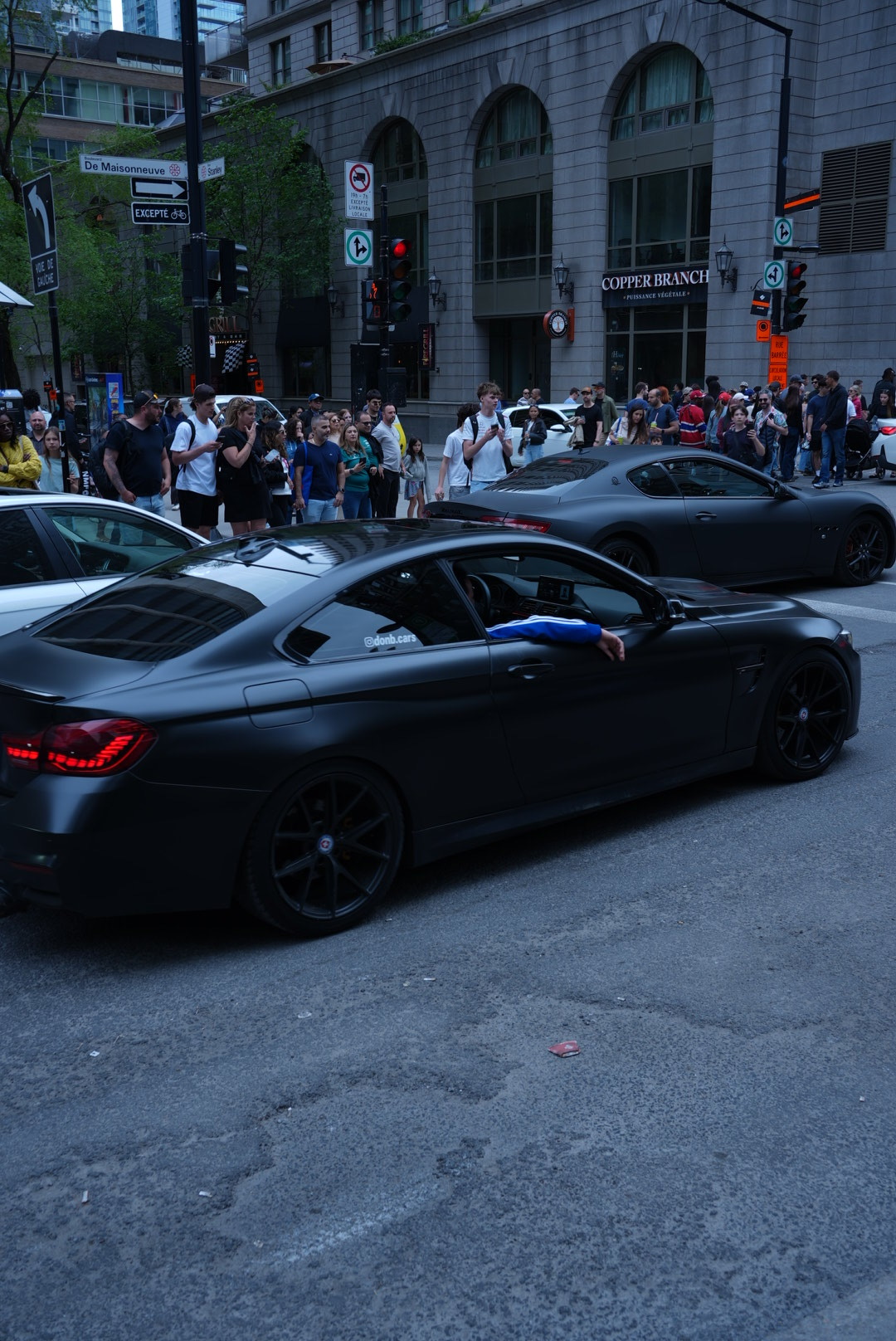 BMW M4 — matte black